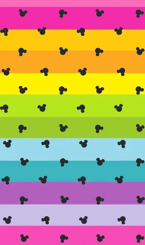 A Classic Look With Iconic Mickey Mouse Ears. Wallpaper