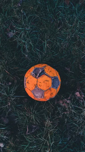 A Classic Soccer Ball Symbolizing The Rich History Of The Beloved Game Wallpaper