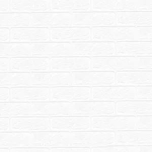 A Classic White Brick Tiles Wall Wallpaper
