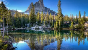 A Clear Lake In Idaho Wallpaper