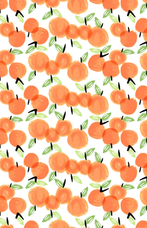 A Close-up Of A Bright And Colorful Orange Wallpaper