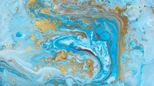 A Close Up Of Beautiful Light Blue Fabric Wallpaper