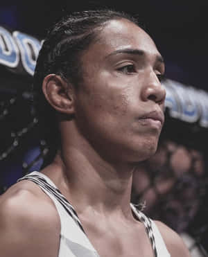 A Closeup Portrait Of Taila Santos, A Dynamic Athlete. Wallpaper