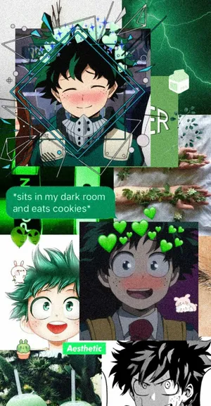 A Collage Of Pictures Of Anime Characters Wallpaper