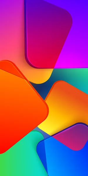 A Colorful Abstract Background With Colorful Shapes Wallpaper