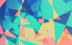 A Colorful Abstract Background With Triangles Wallpaper