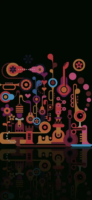 A Colorful Abstract Background Wallpaper