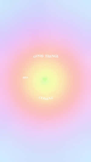 A Colorful Circle With The Words Good Friends Wallpaper