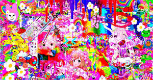 A Colorful Collage Of Various Things Wallpaper