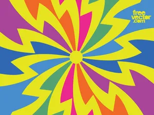 A Colorful Poster With A Colorful Flower Wallpaper