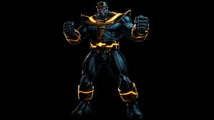 A Comic Book Character In A Blue And Yellow Costume Wallpaper