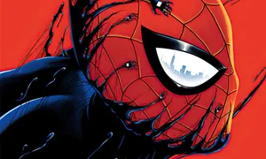 A Comics Iconic Moment - Spider Man Swinging Majestically Through The Streets Of New York Wallpaper