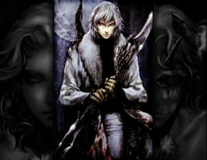 A Cool Anime Character With Super Powers Wallpaper