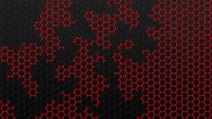 A Cool Red And Black Design Wallpaper