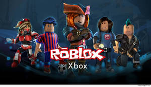 A Cool Roblox Poster For Xbox— Immerse Yourself In An Epic Gaming World! Wallpaper