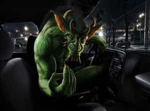 A Creative Take On A Cool Monster Wallpaper