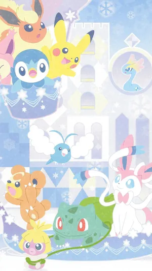 A Cuddly And Charming Cute Sylveon Wallpaper