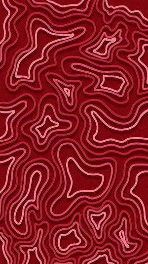 A Cute Red Iphone 7 Caught In The Sunlight Wallpaper