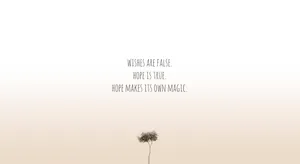 A Dandelion With The Words Where There Is Peace There Is No Fear Wallpaper