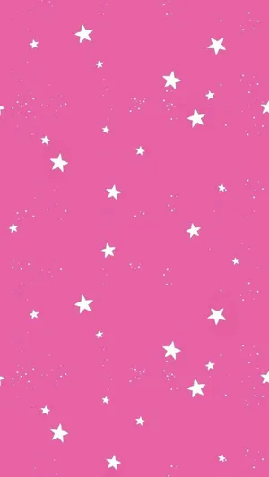 A Dazzling Display Of Pink Stars In The Night Sky Wallpaper