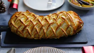 A Delicious Beef Wellington Boot Design Wallpaper