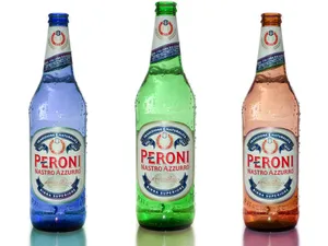 A Diverse Array Of Peroni Beer Bottles Wallpaper