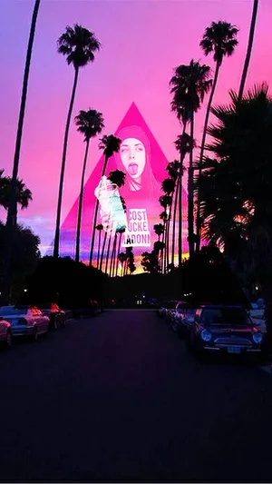 A Dope Tumblr Pyramid Wallpaper