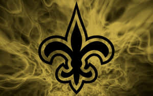 A Fan Celebrates The New Orleans Saints Victory. Wallpaper