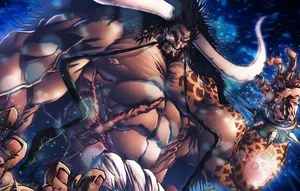 A Fierce Kaido Ready For Battle Wallpaper