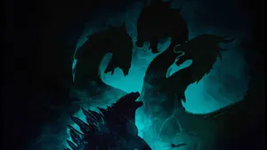 A Fierce Monster Lurking In The Shadows Wallpaper
