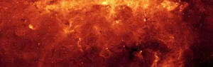 A Fiery Sun With A Red And Orange Color Wallpaper
