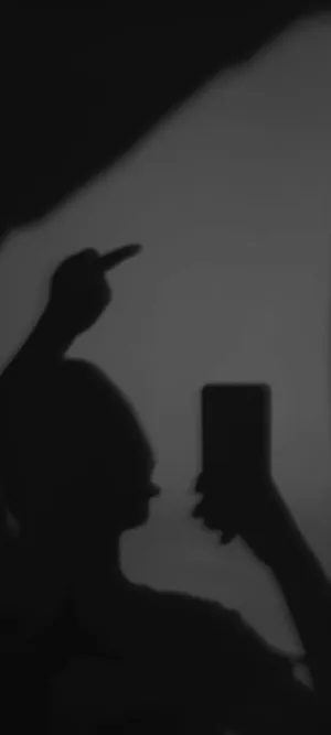 A Geometrically Cool Aesthetic In Black And White Wallpaper