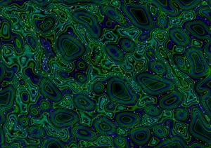 A Glimpse Into A Surreal And Psychedelic Blue World Wallpaper