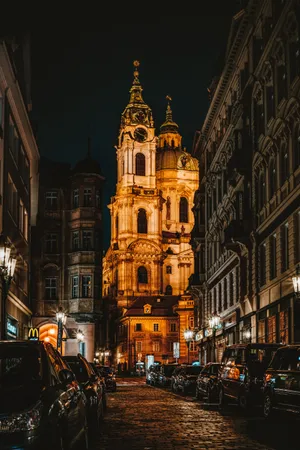 'a Glimpse Of The City At Night.' Wallpaper