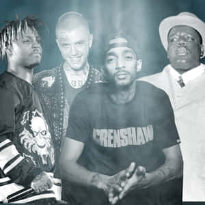 A Group Of Men Standing Next To Each Other Wallpaper