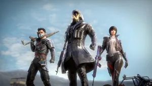 A Group Of People In Armor Standing Next To Each Other Wallpaper