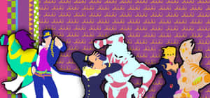 A Group Of People In Different Colors Wallpaper