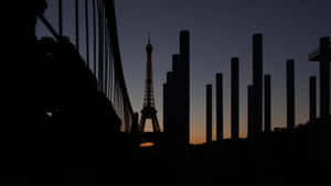 A Group Of Poles In The Sky Wallpaper