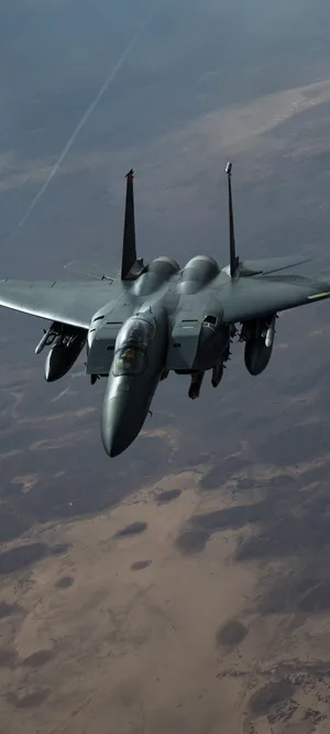 A Jet Flying In The Sky Wallpaper