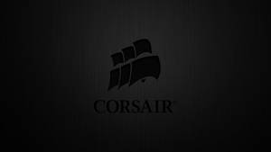 A Lighted Up Corsair Logo Wallpaper