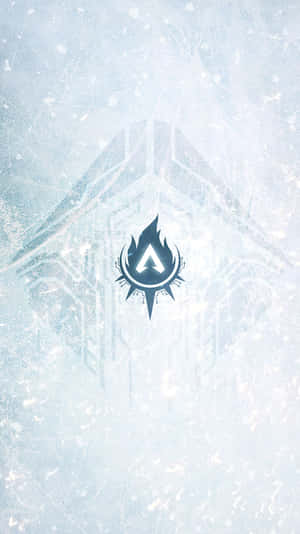 A Logo With A Fire In The Middle Wallpaper