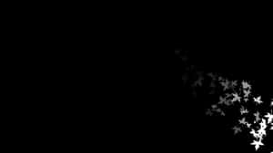 A Lonely Mac With A Dark Theme Wallpaper