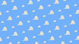 A Look At The Magical World Of Toy Story In The Clouds. Wallpaper