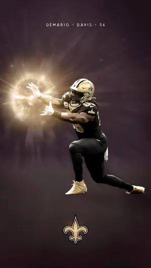 A Loyal Fan Of The New Orleans Saints Wallpaper