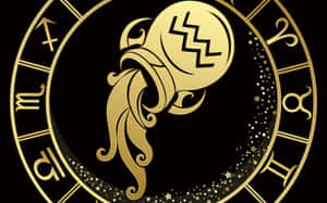 A Luxurious Blend Of Black And Gold On Desktop Wallpaper Wallpaper