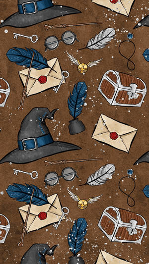 A Magical Adventure Begins With The Harry Potter Hogwarts Iphone Wallpaper Wallpaper