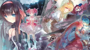 A Magical Girl Grieves Wallpaper