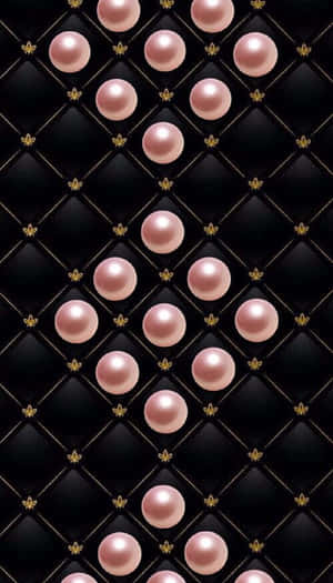 A Magical Pink, Black And White Fantasy Wallpaper