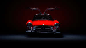 A Magnificent Mercedes Benz Car Is Glistening In The Sun. Wallpaper