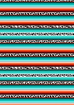 A Mexican Striped Pattern With Black And White Stripes Wallpaper
